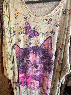 Magnolia Pearl Frances Kitten Pullover Dress/Long Top
